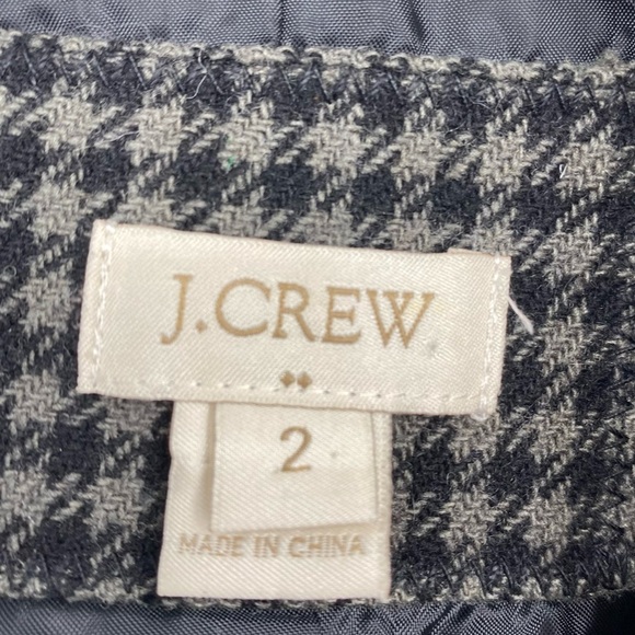 J.Crew Keaton herringbone Gray black Boy Blazer size 2 - Picture 7 of 9